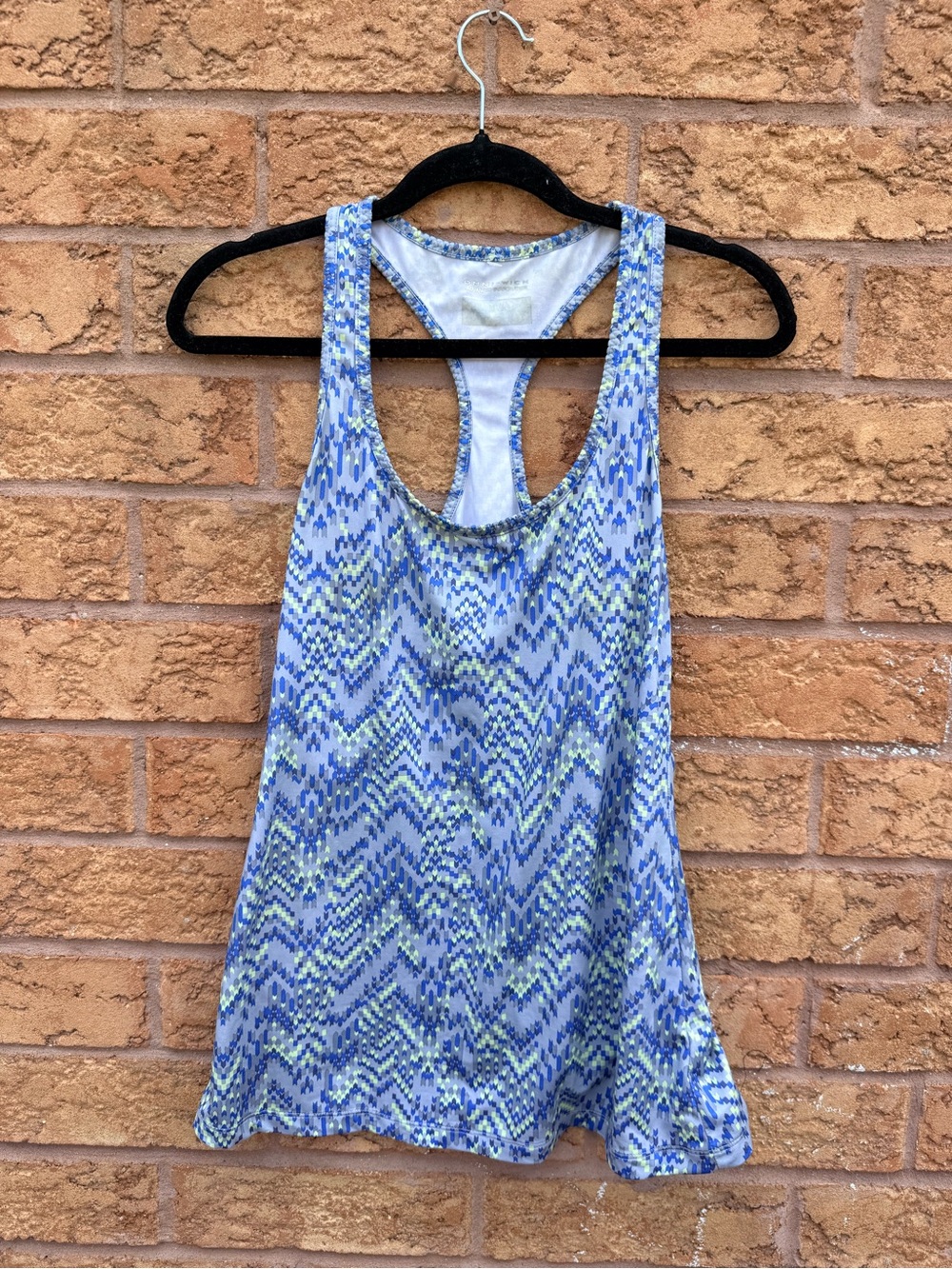 4/$25 • Columbia Omni Tech Blue Patterned Active Tank Top